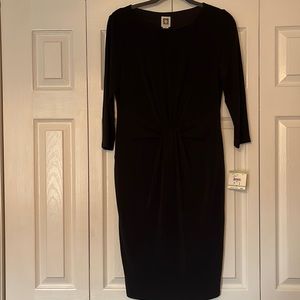 NWT Anne Klein Black Cocktail Dress